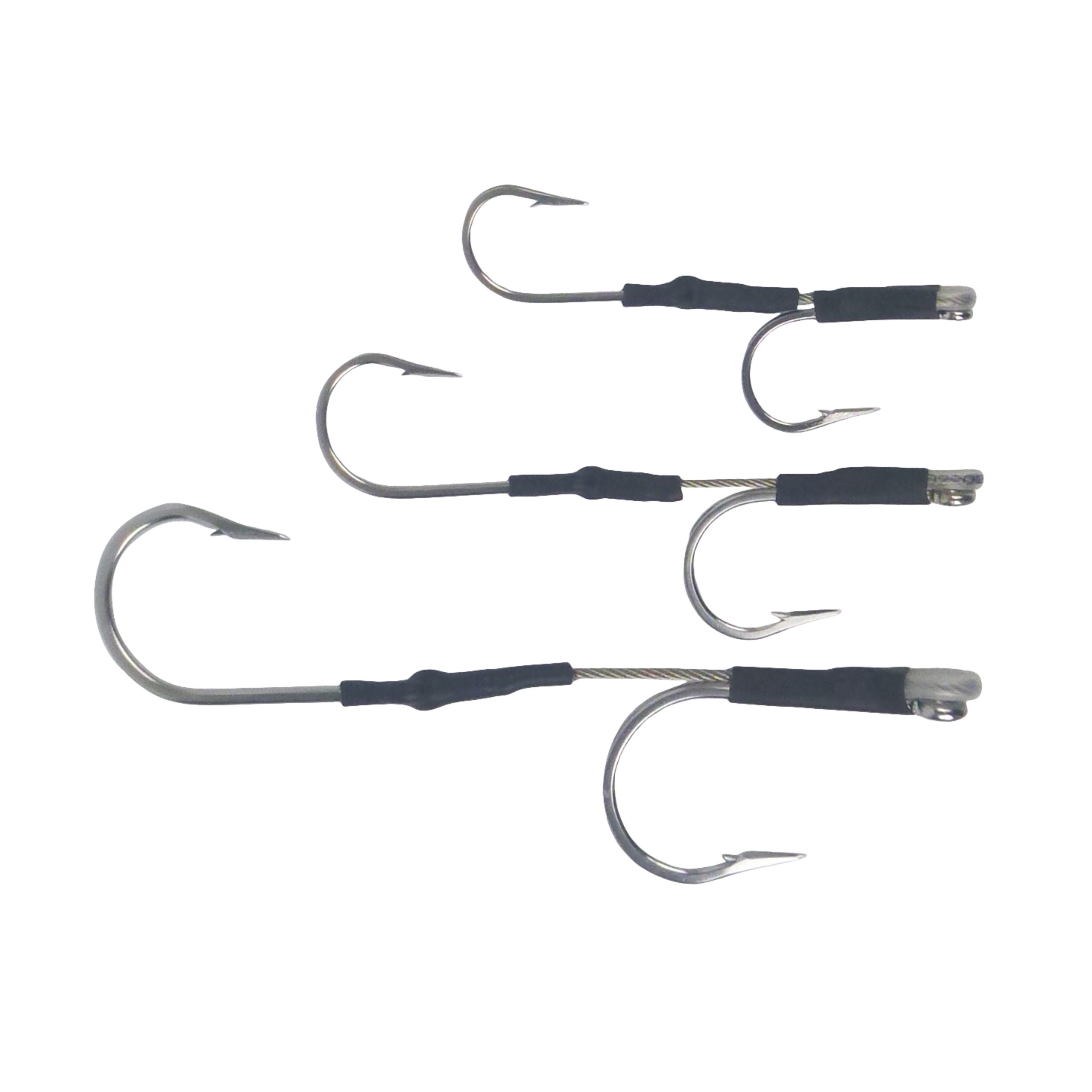 Swimerz Jigging & Trolling Hooks, 180 Double, 8/0, Qty 3