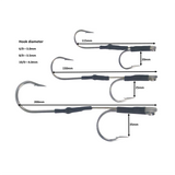 Fishing Tackle: Swimerz Jigging & Trolling Hooks, 180 Double, 10/0, Qty 3