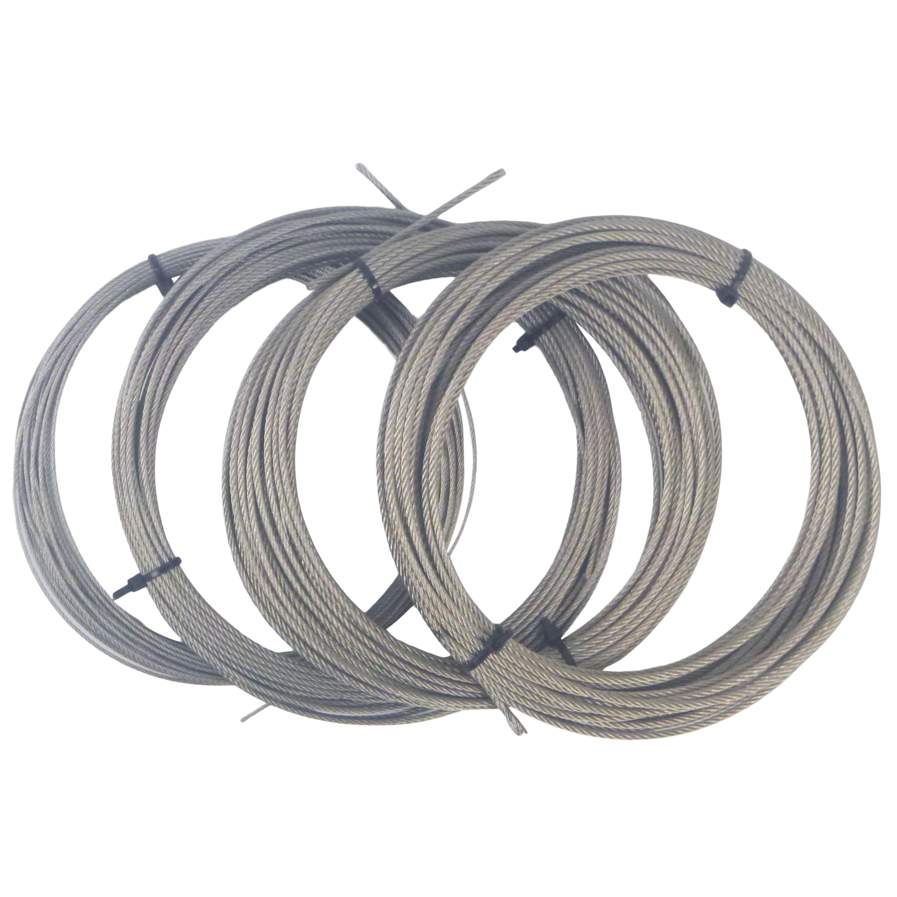 Fishing Tackle: Swimerz 49 Strand Stainless Steel Trace Wire, 180lb, 30ft