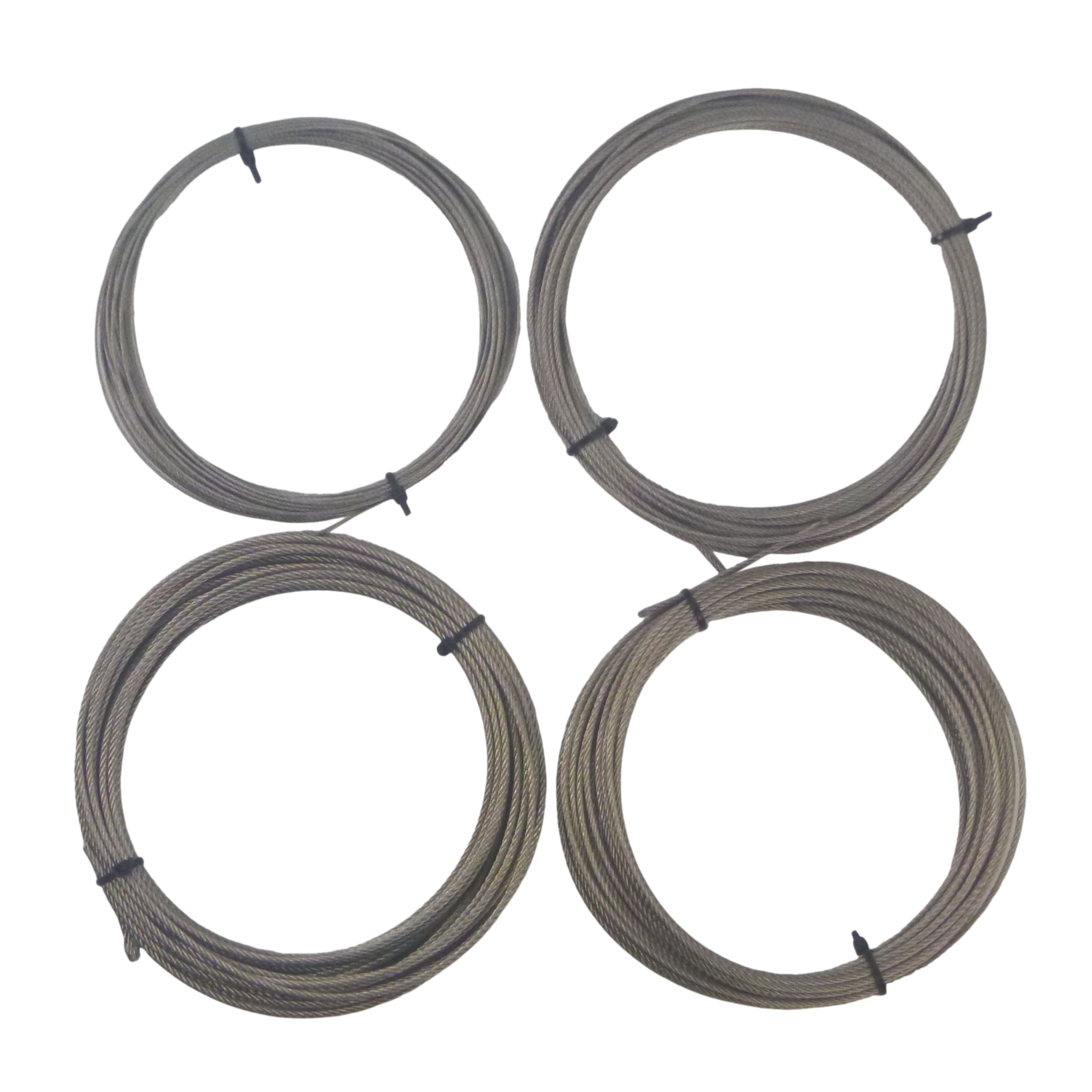 Fishing Tackle: Swimerz 49 Strand Stainless Steel Trace Wire, 410lb, 30ft