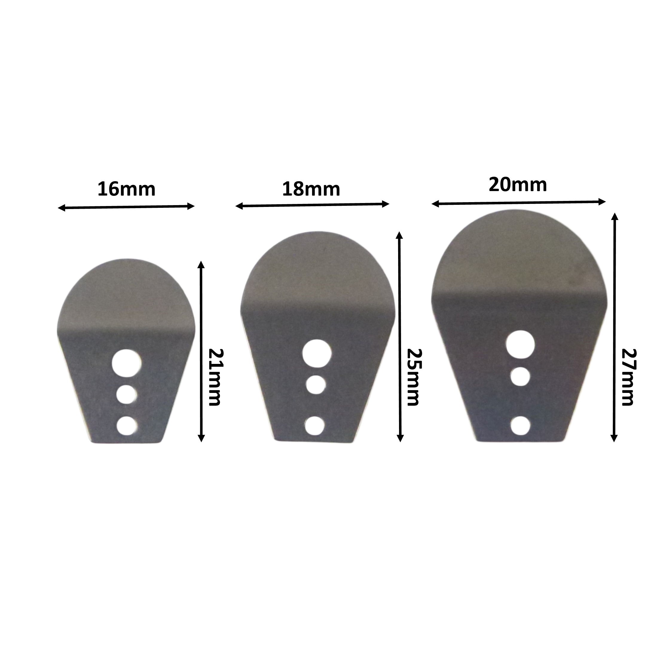 Fishing Tackle: Artizan Swim Jig Blade, 21 x 16mm, Small, 10 pack