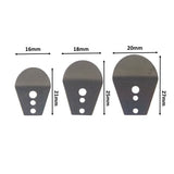 Fishing Tackle: Artizan Swim Jig Blade, 21 x 16mm, Small, 10 pack