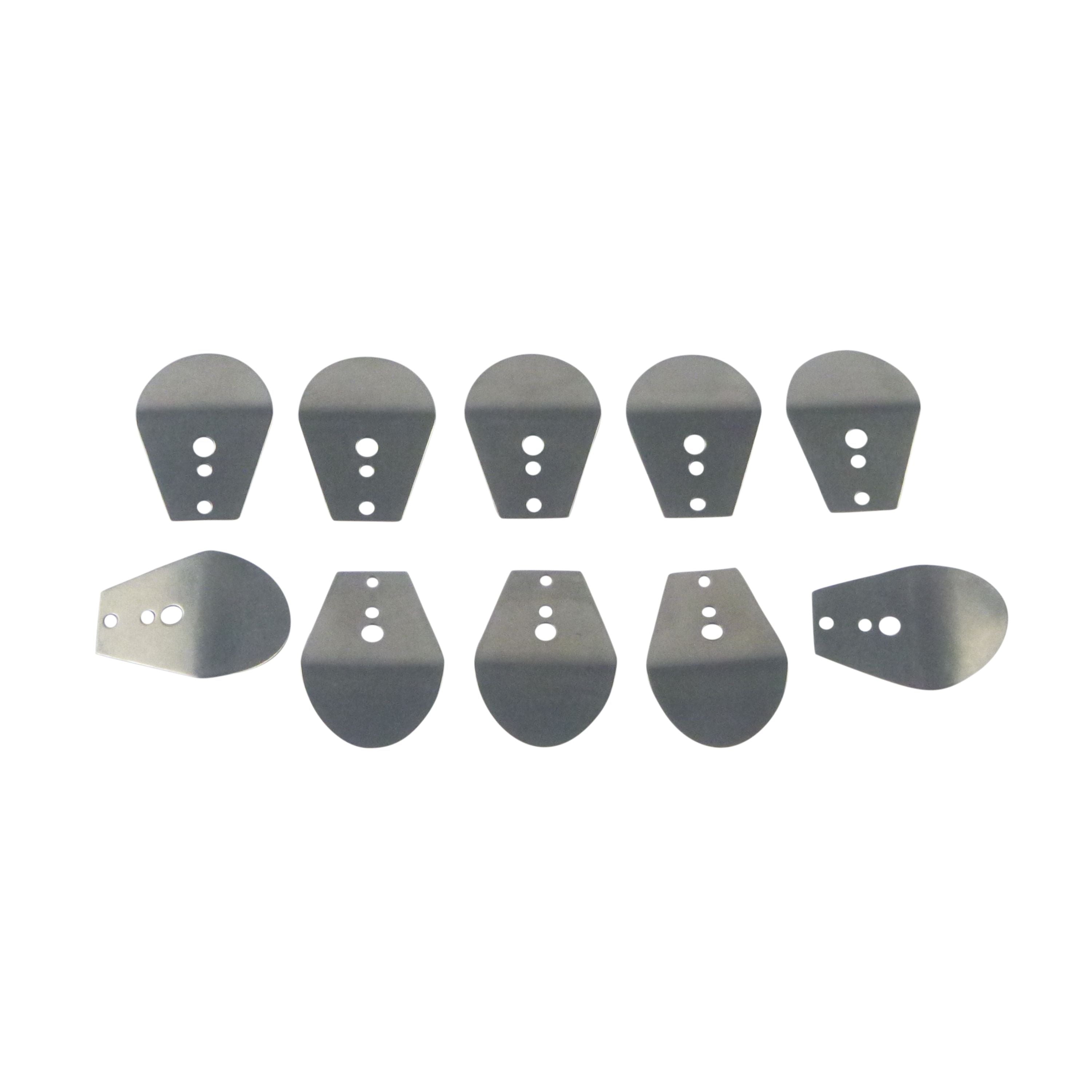 Fishing Tackle: Artizan Swim Jig Blade, 21 x 16mm, Small, 10 pack