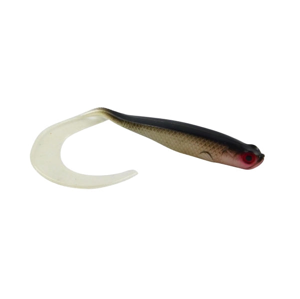 Fishing Tackle: Swimerz 100 mm VTail Soft Plastic Lure, Mullet, 5 pack