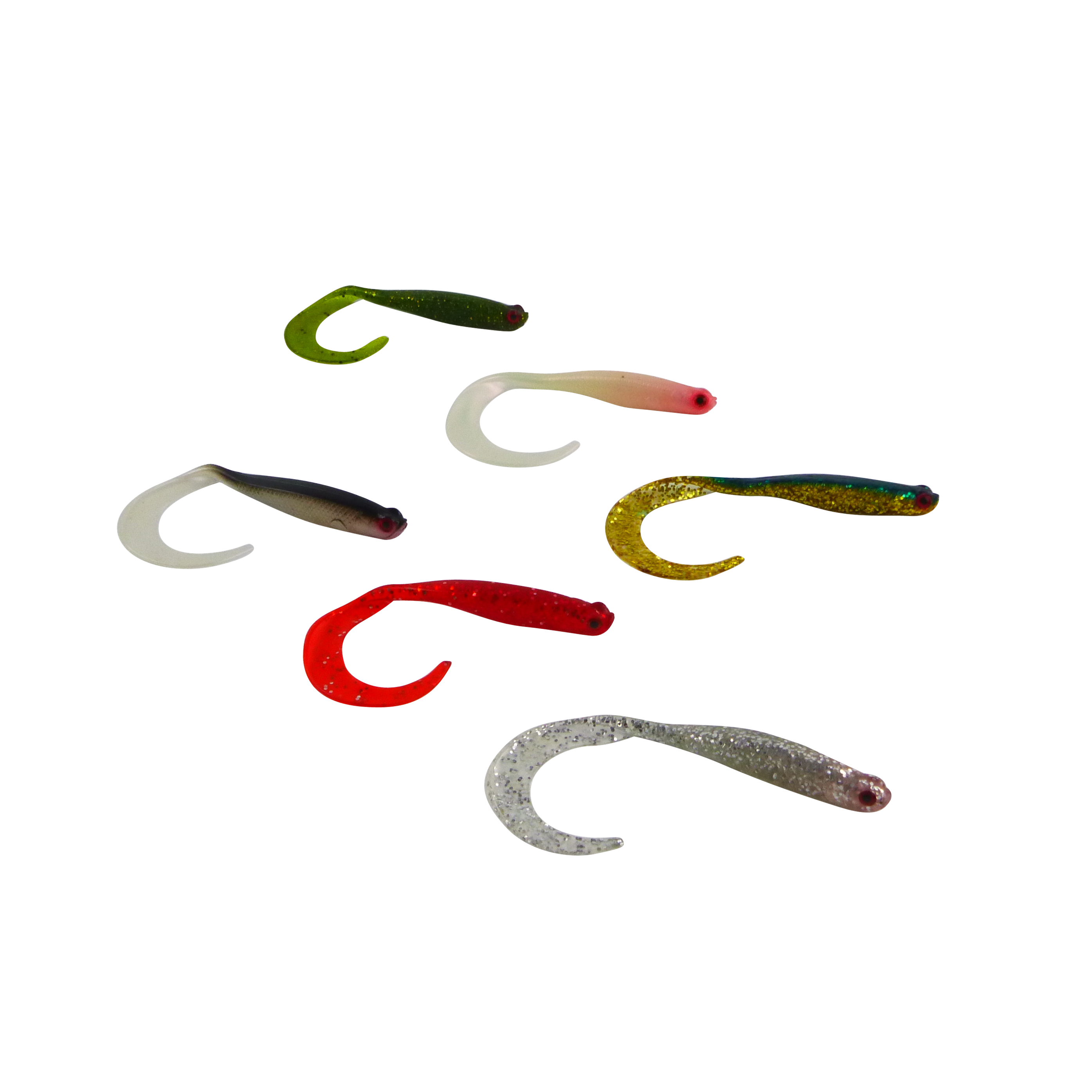 Fishing Tackle: Swimerz 100 mm VTail Soft Plastic Lure, Mullet, 5 pack