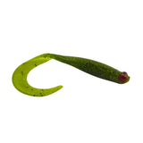 Fishing Tackle: Swimerz 100 mm VTail Soft Plastic Lure, Green Glitter, 5 pack
