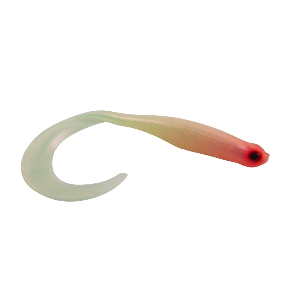 Fishing Tackle: Swimerz 100 mm VTail Soft Plastic Lure, Bubblegum, 5 pack