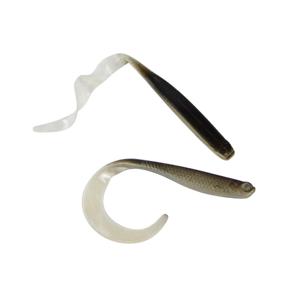 Fishing Tackle: Swimerz 75 mm VTail Soft Plastic Lure, Mullet, 8 pack