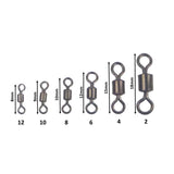 Fishing Tackle: Swimerz Rolling Swivels, Size 2, 15 pack