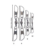 Fishing Tackle: Swimerz Double Snap Barrel Swivels, Size 4, 12 pack