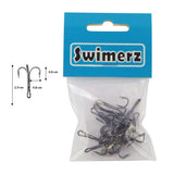 Fishing Tackle: Swimerz Striker Trebles Size 4, 12 pack