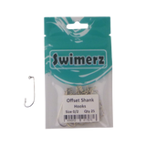 Fishing Tackle: Swimerz 0/2 Offset Shank Jig Hook 25 Pack