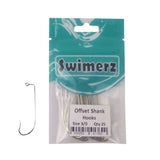 Fishing Tackle: Swimerz 3/0 Offset Shank Jig Hook 25 Pack