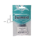 Fishing Tackle: Swimerz 0/1 Long Shank Worm Hook 25 Pack