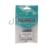Fishing Tackle: Swimerz 0/1 Offset Circle Hook 25 Pack
