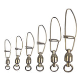 Fishing Tackle: Swimerz HD Ball Bearing Swivels with Crosslock Snap, Size 3, 20 pack