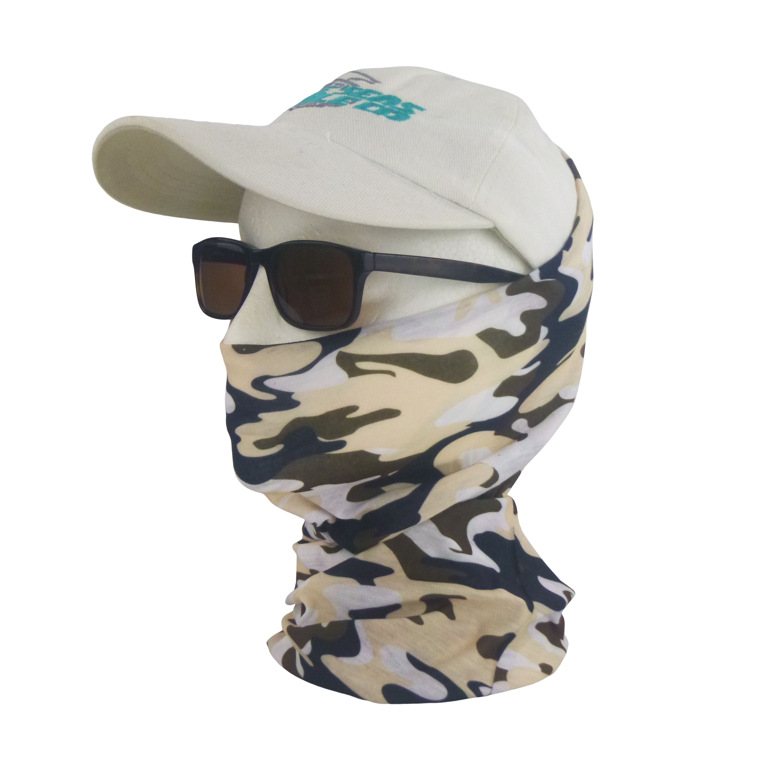 Fishing Tackle: BSTC Head Socks, Camo Sand