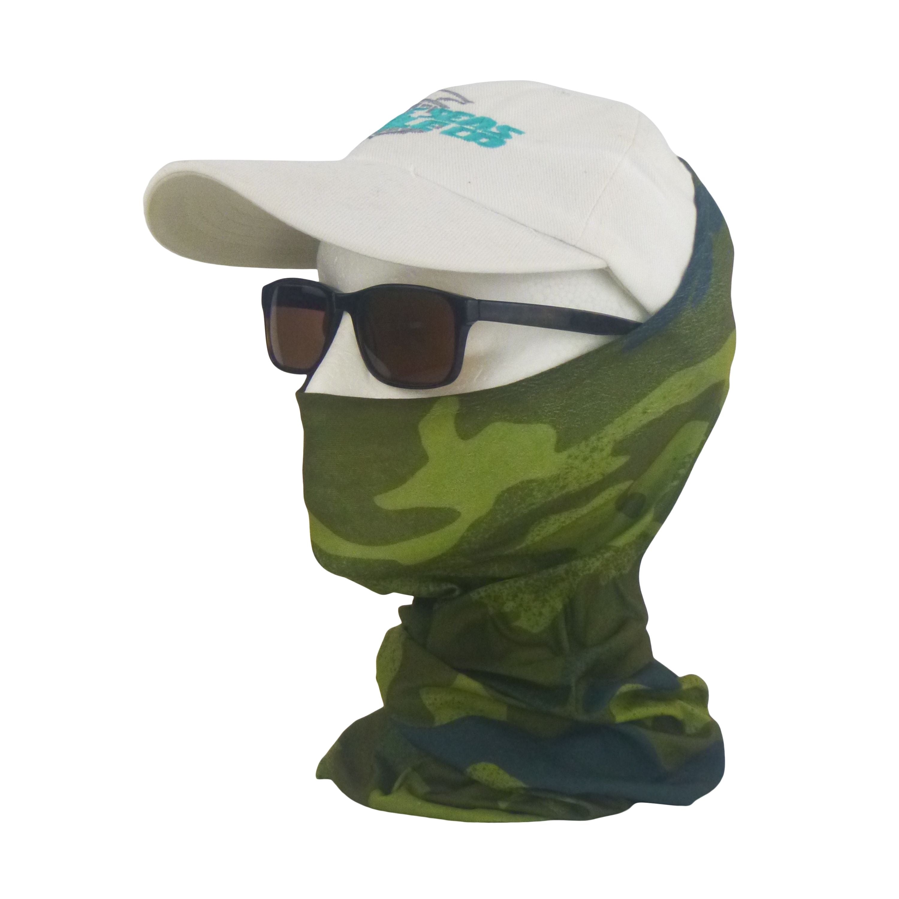 Fishing Tackle: BSTC Head Socks, Camo Bush Green