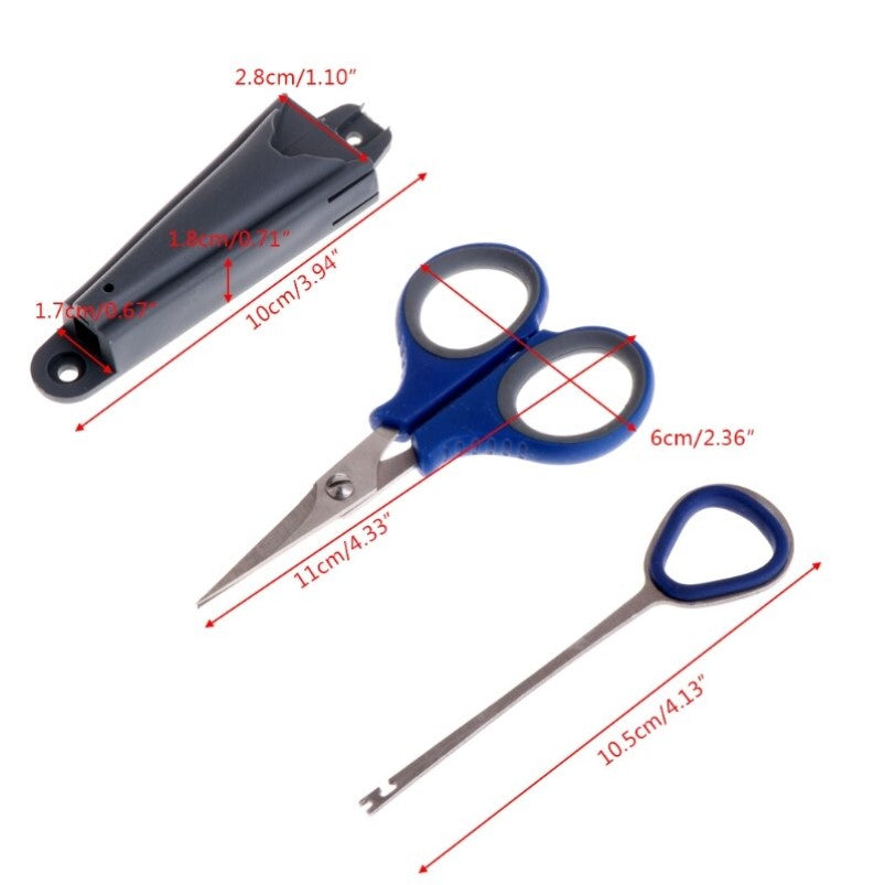 Fishing Tackle: Rig Ezy Braid Scissors and Hook Removal Tool Kit