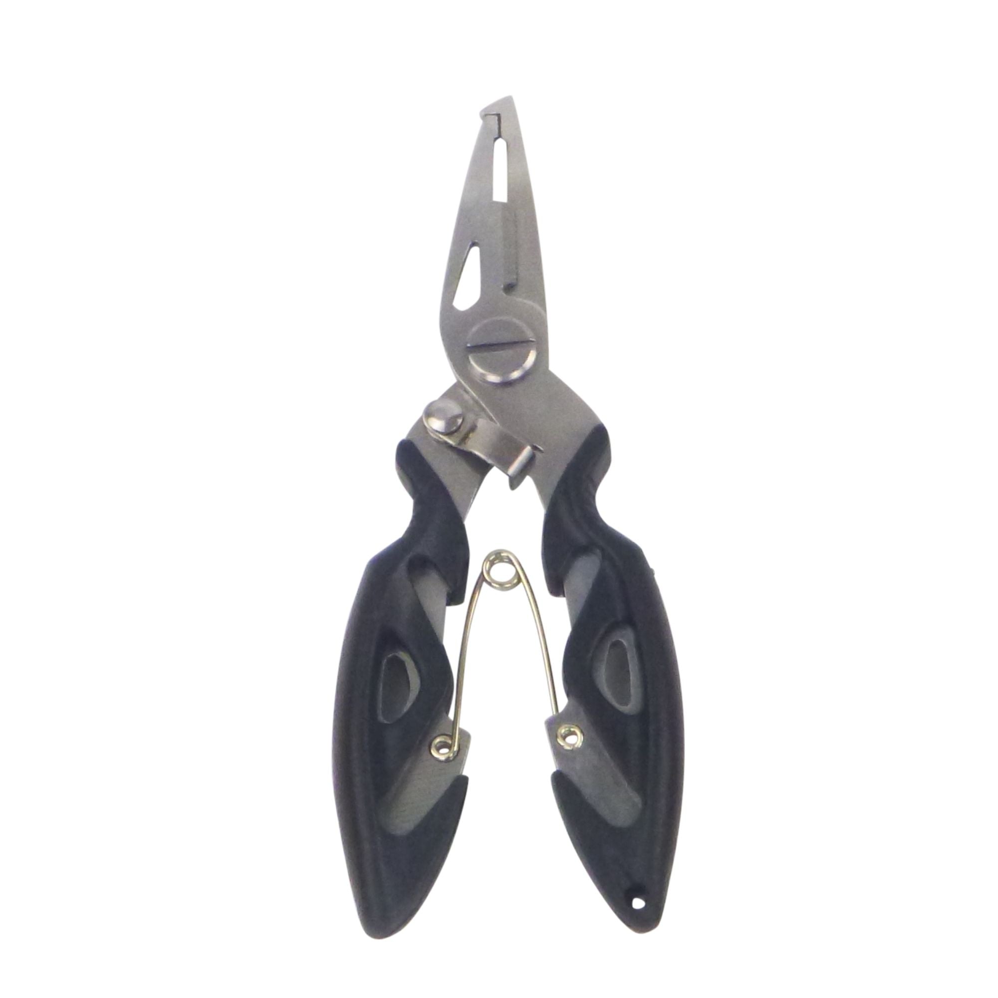 Fishing Tackle: Rig Ezy Split Ring Pliers, Offset, Black