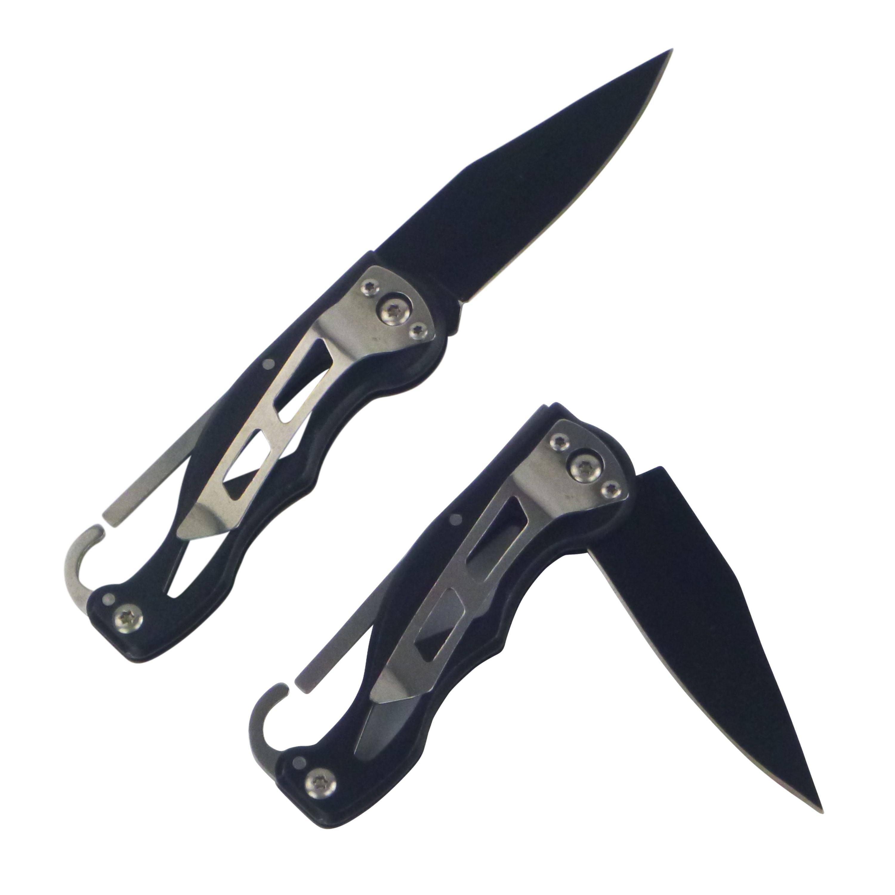 Fishing Tackle: Rig Ezy Light Rigging Knife, Folding, Black