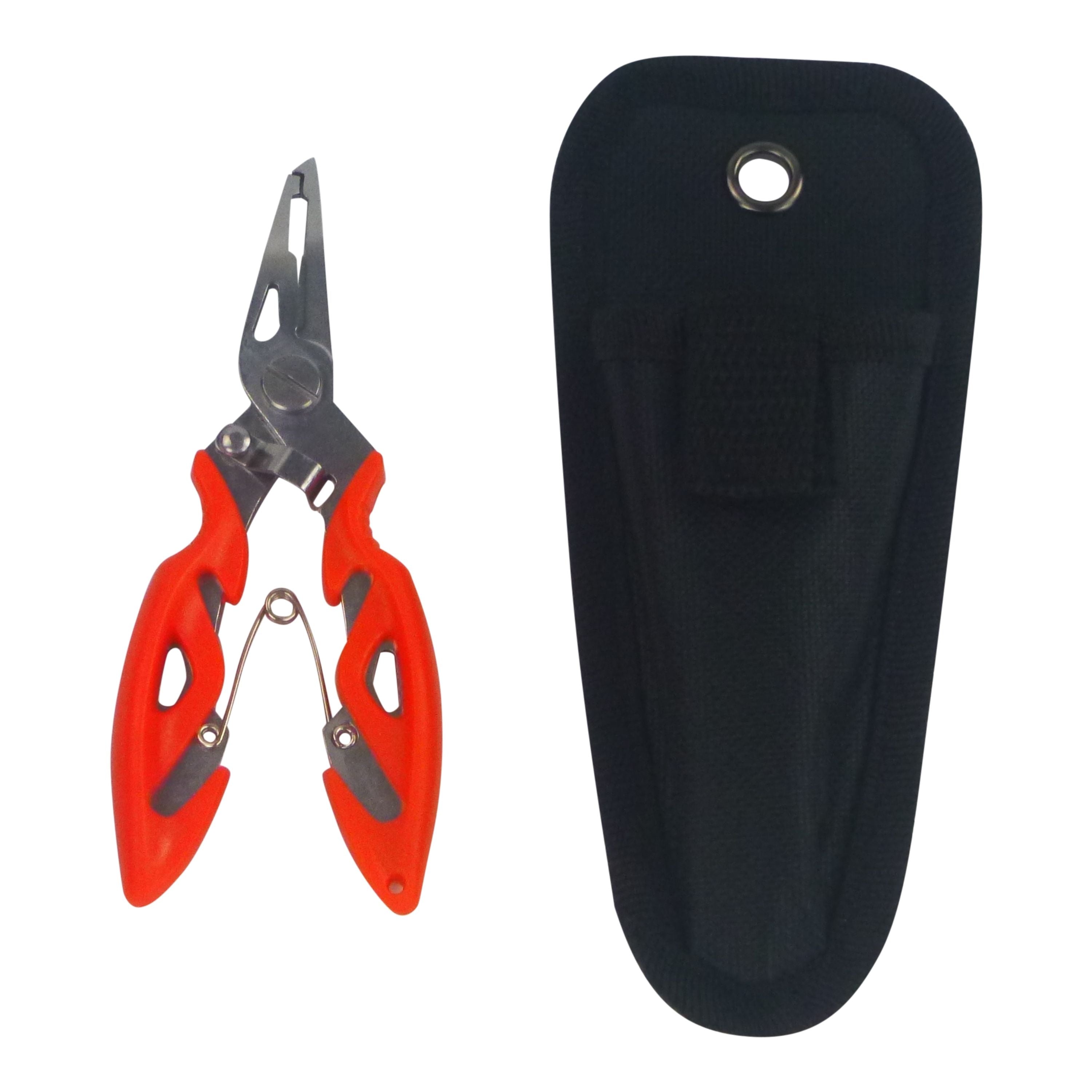Fishing Tackle: Rig Ezy Split Ring Pliers, Offset, Orange