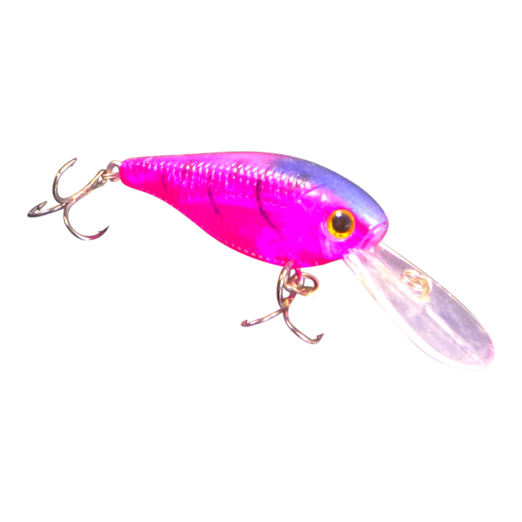 Fishing Tackle: Finesse 'Madbass' Opaque Purple, 85mm Deep Diving Crankbait