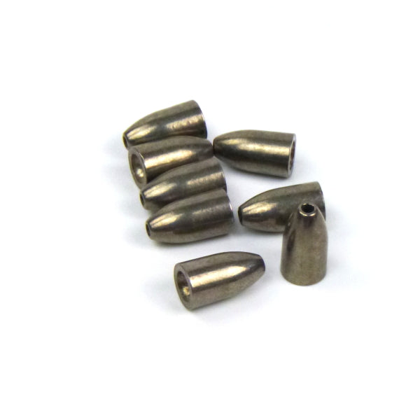 Fishing Tackle: Swimerz 1/8 oz Tungsten Bullet Sinker. Qty 8.