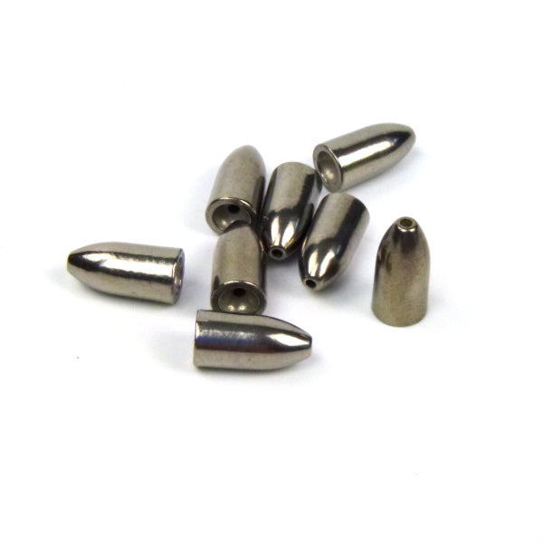 Fishing Tackle: Swimerz 1/4 oz Tungsten Bullet Sinker. Qty 8.
