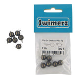 Fishing Tackle: Swimerz 7 Gram Cheburashka Clip-On Jig Head 6 Pack