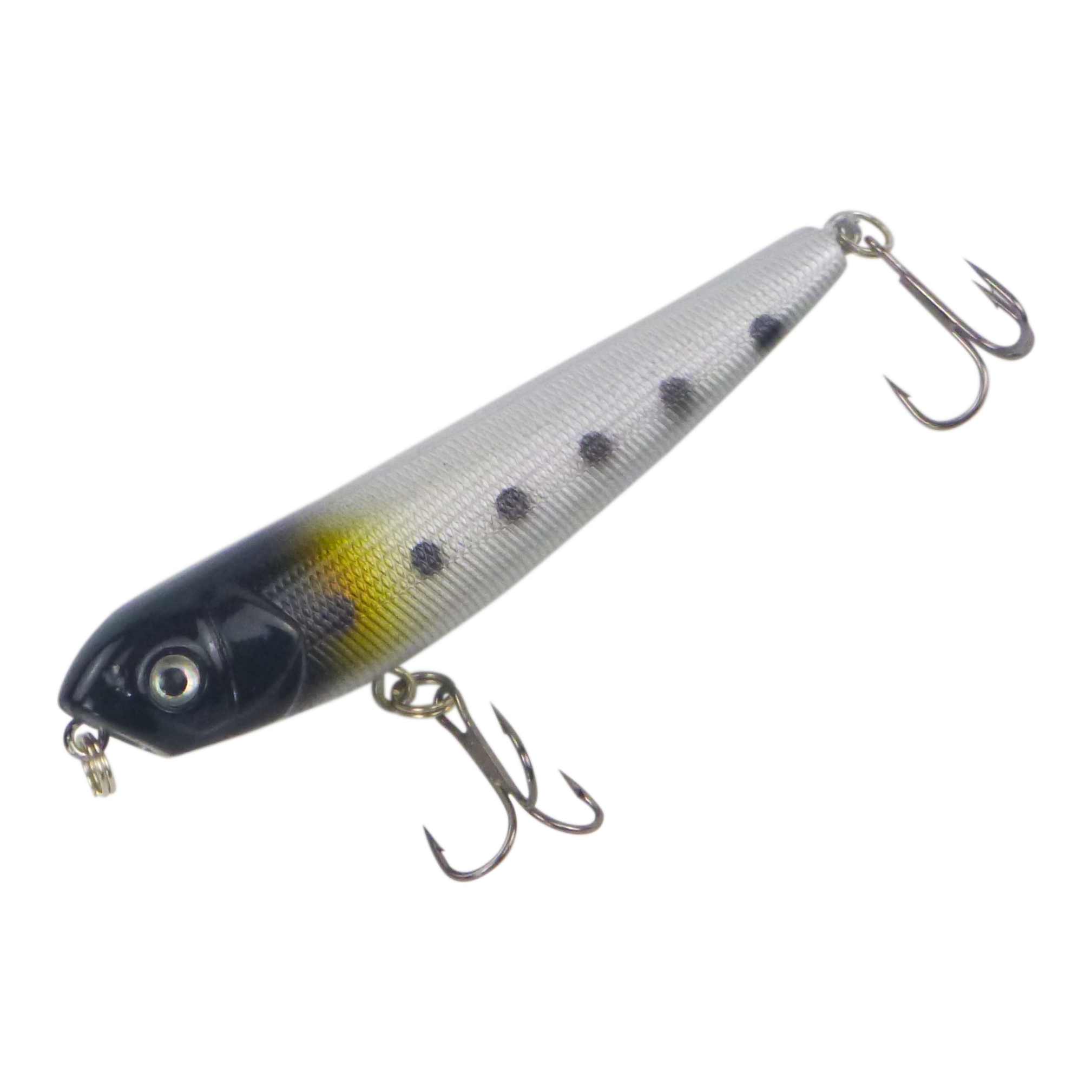 Fishing Tackle: Toppu Mizzu Walking Dog, 85mm, Spotted Minnow