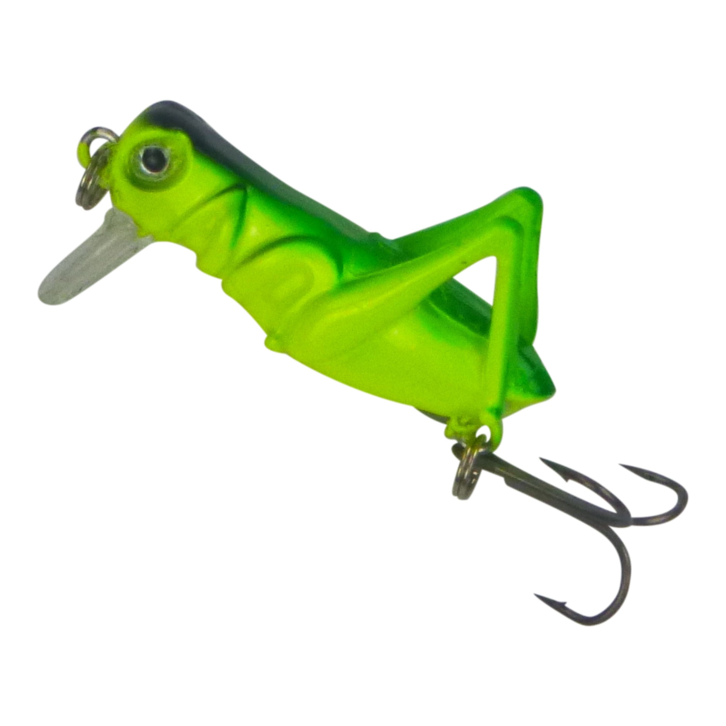 Fishing Tackle: Toppu Mizzu Grasshopper, 40mm, Green