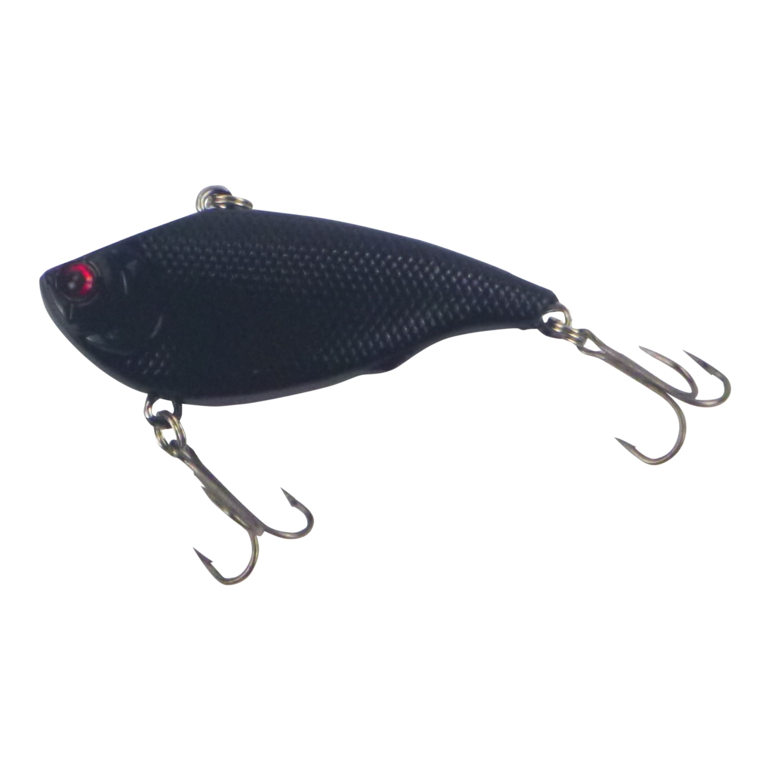 Fishing Tackle: Finesse 'Excaliber' Lipless Crankbait, 55mm, Carbon