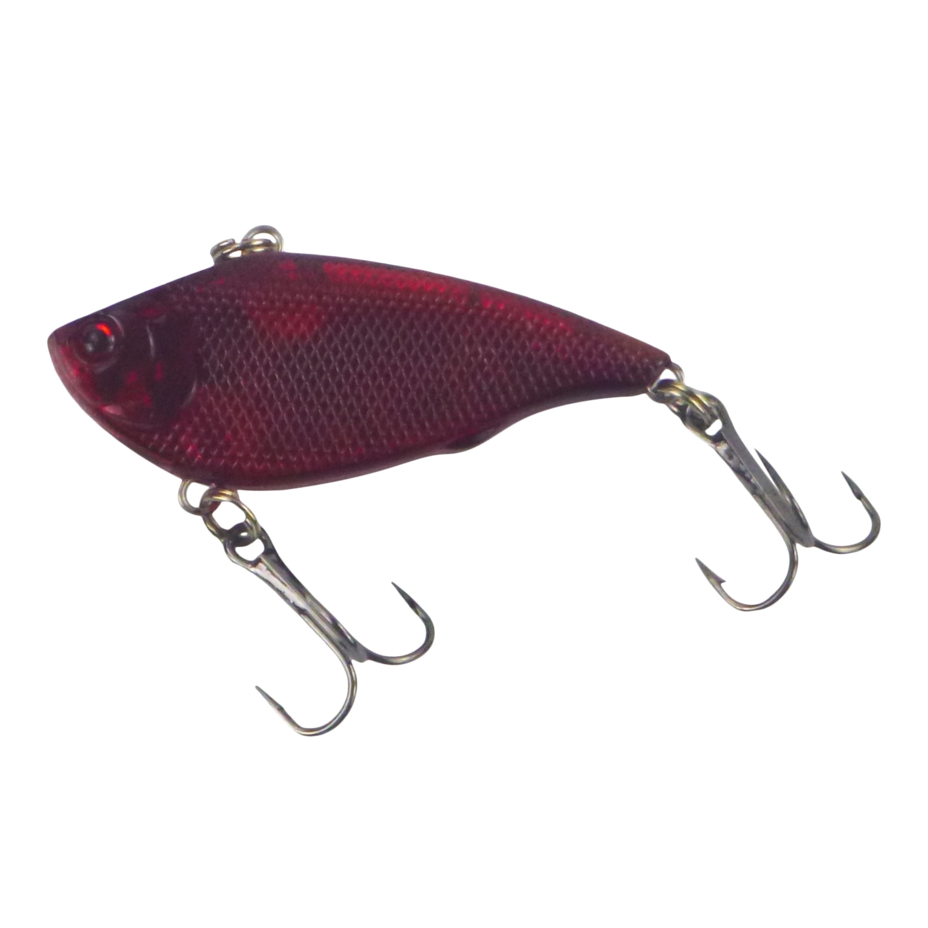 Fishing Tackle: Finesse 'Excaliber' Lipless Crankbait, 55mm, Opaque Red