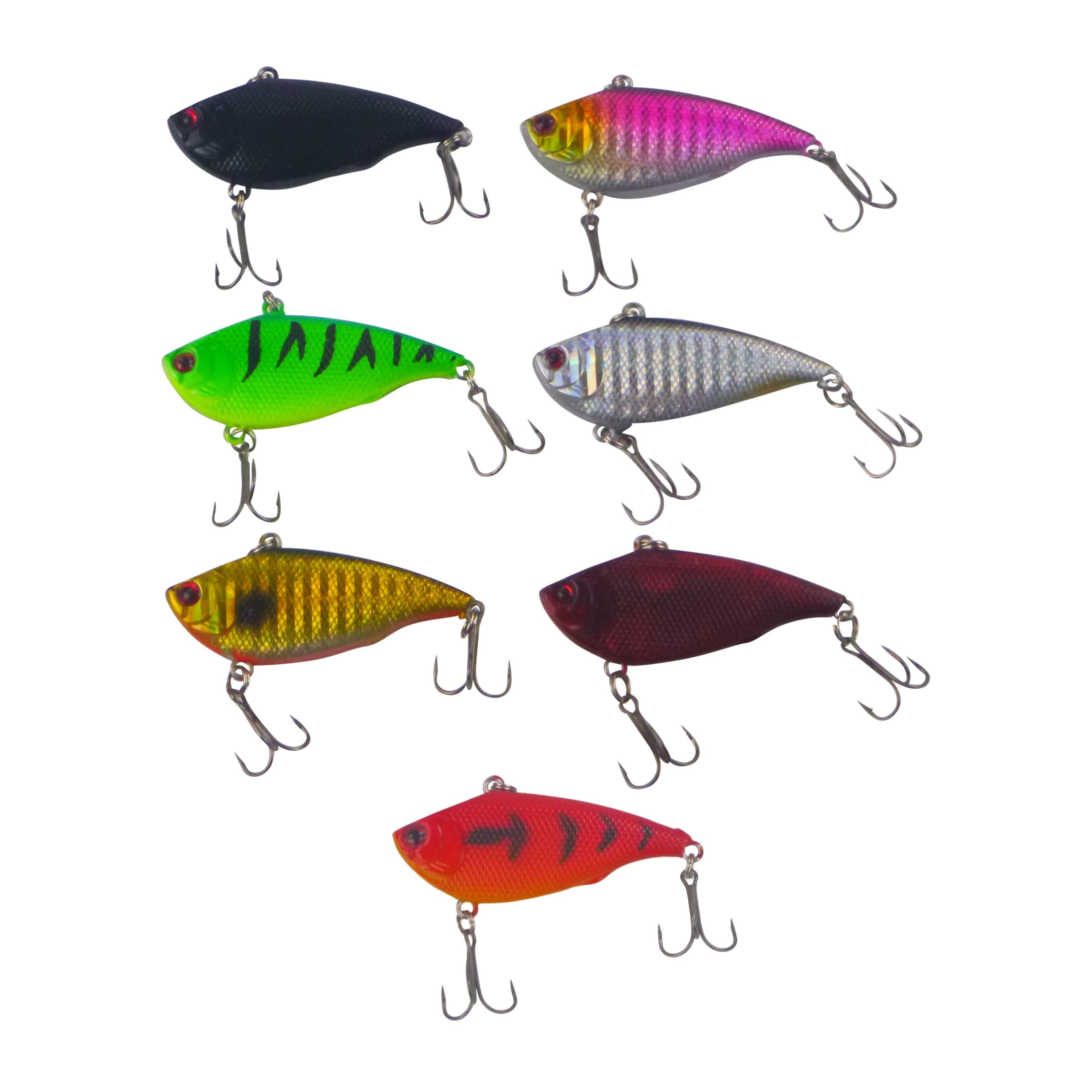 Fishing Tackle: Finesse 'Excaliber' Lipless Crankbait, 55mm, Opaque Red