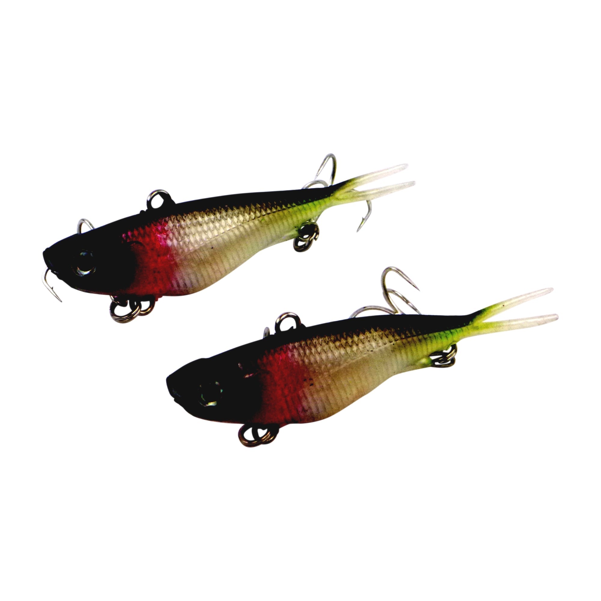 Fishing Tackle: Swimerz 95mm Soft Vibe, Red Gill, 2 pack