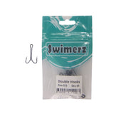 Fishing Tackle: Swimerz Size 1 Extra Strong Double Hook 10 Pack
