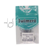 Fishing Tackle: Swimerz 1/0 Octopus Circle Hooks, 25 pack