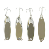 Fishing Tackle: Finesse Chrome Kaster Jig, 7 Grams. Pack of 4 Jigs