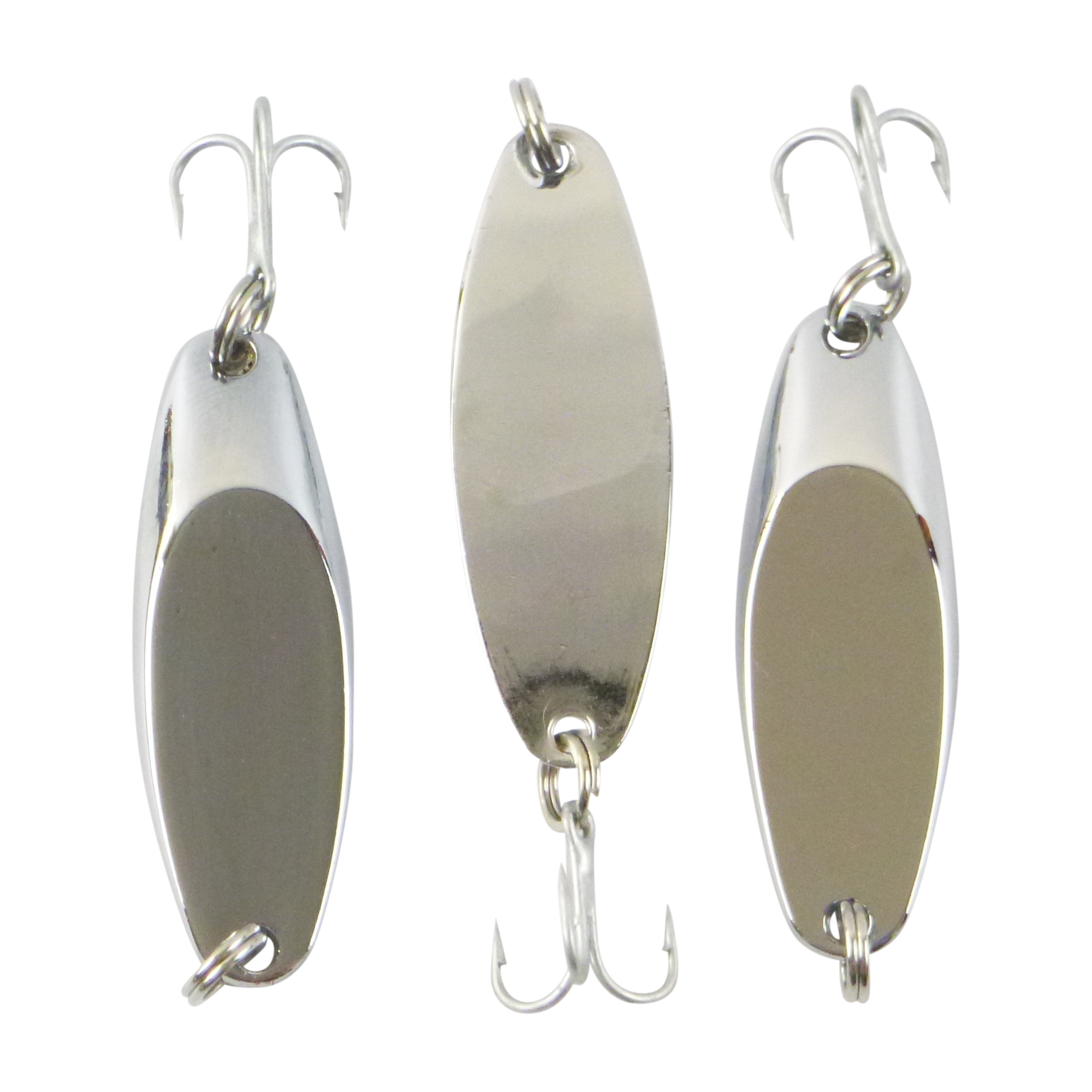 Fishing Tackle: Finesse Chrome Kaster Jig, 14 Grams. Pack of 3 Jigs.