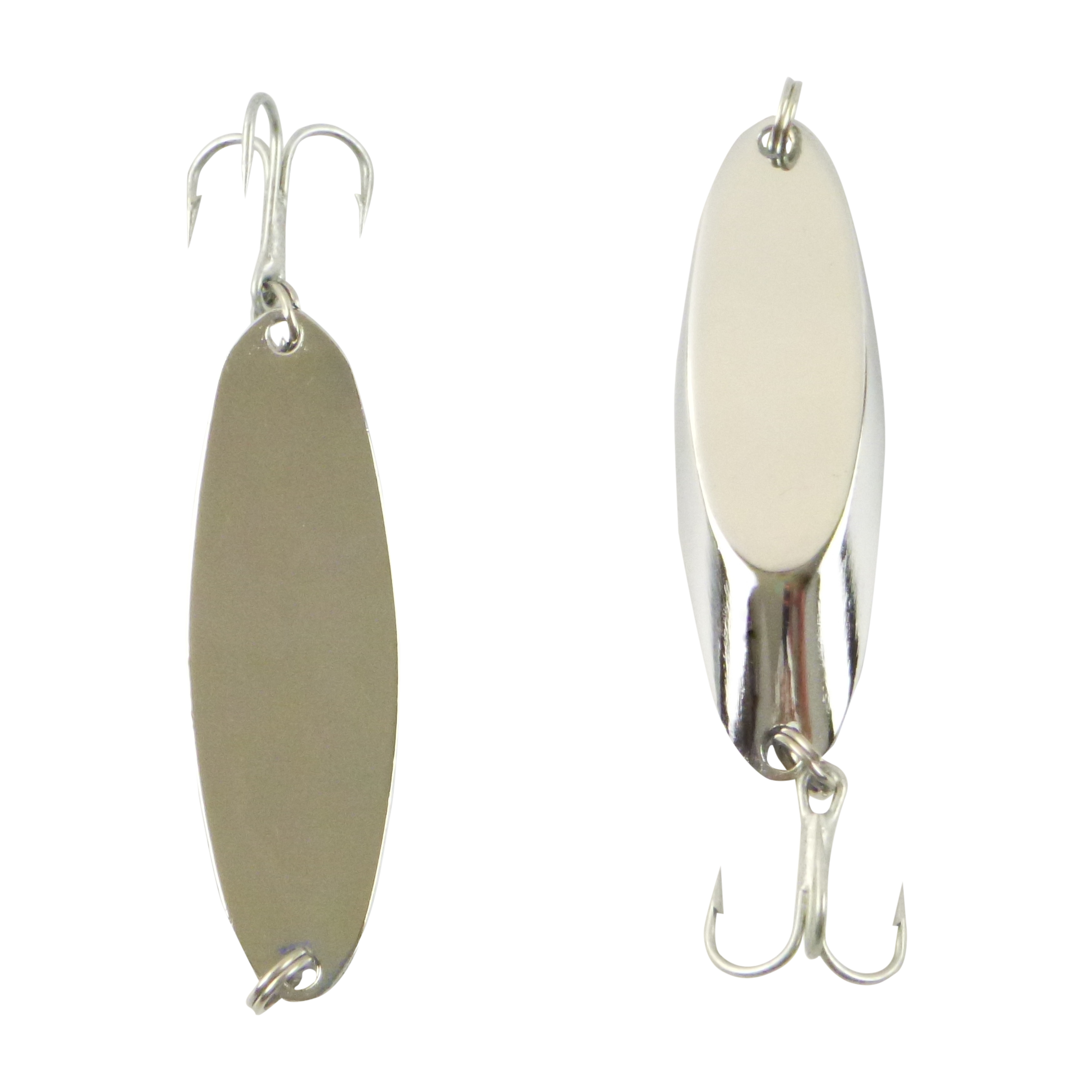 Fishing Tackle: Finesse Chrome Kaster Jig, 28 Grams. Pack of 2 Jigs.
