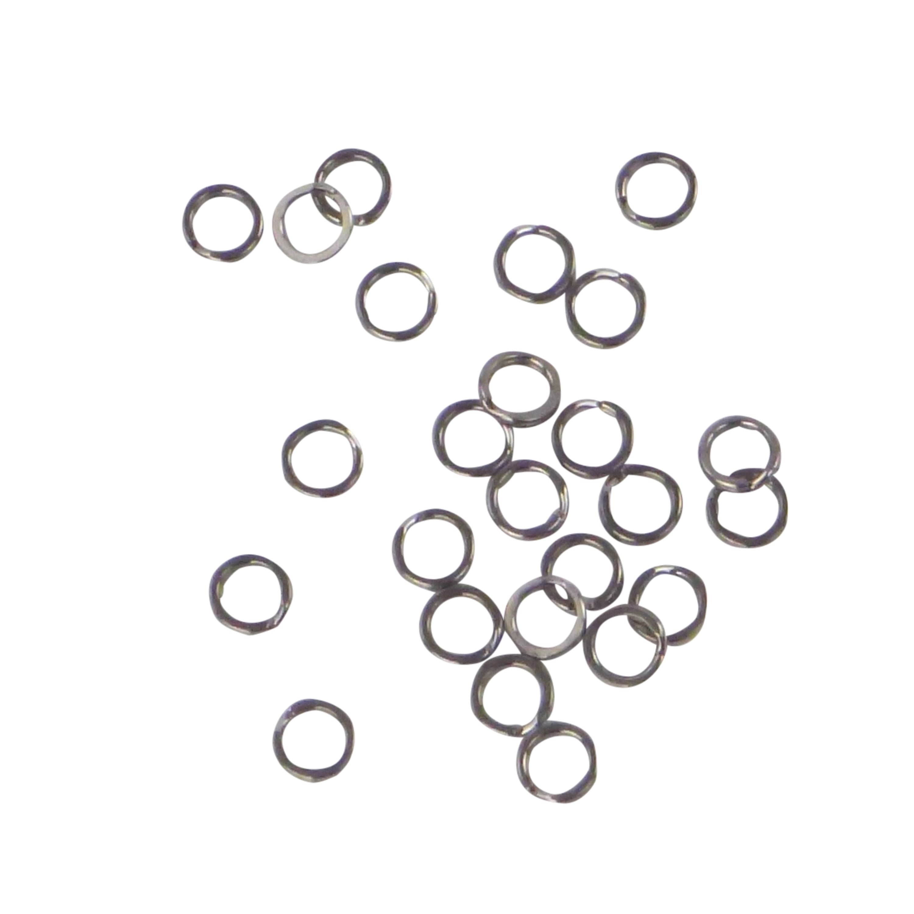 Fishing Tackle: Swimerz 7mm Split Ring Stainless Steel, 25 Pack
