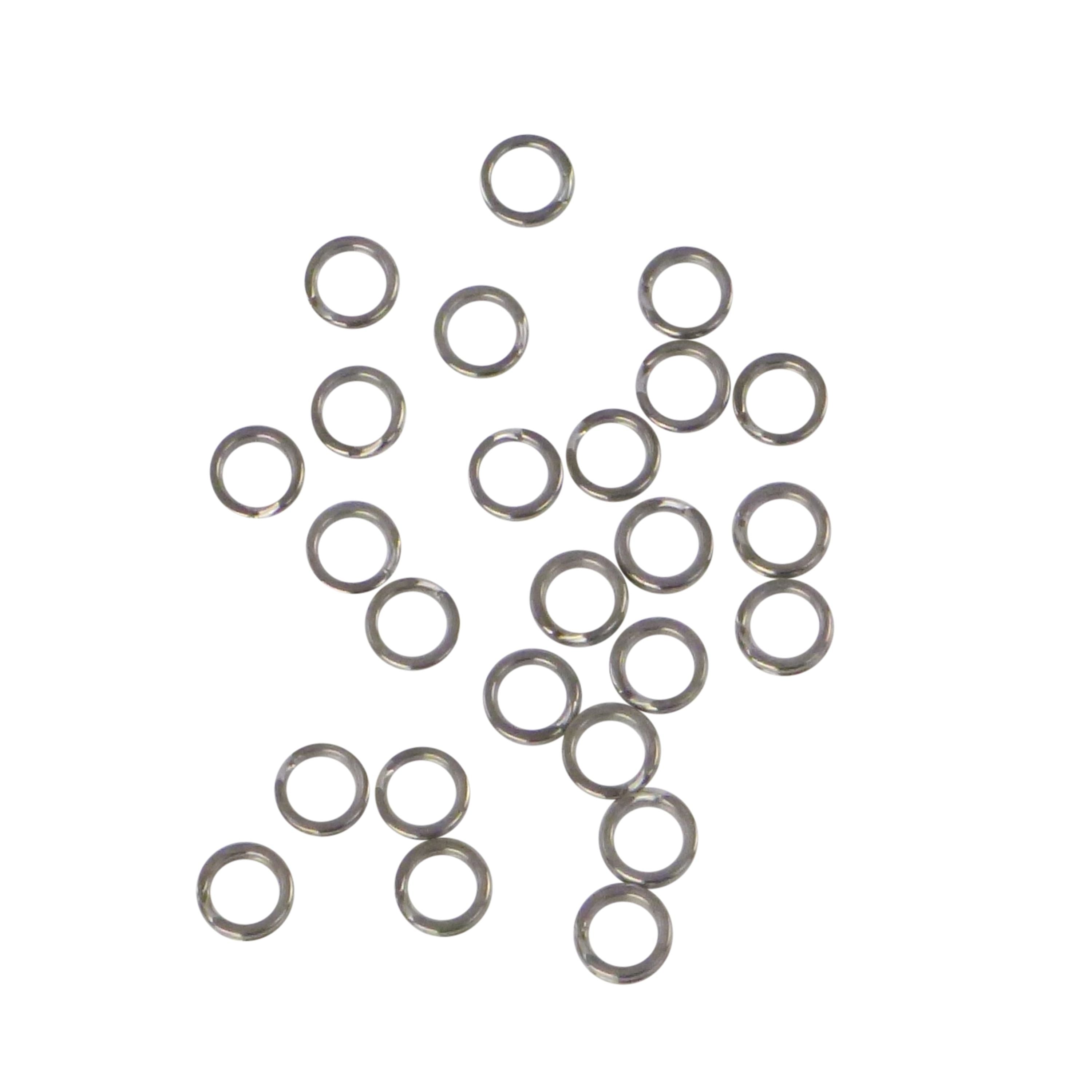 Fishing Tackle: Swimerz 9mm Split Ring Stainless Steel, 25 Pack