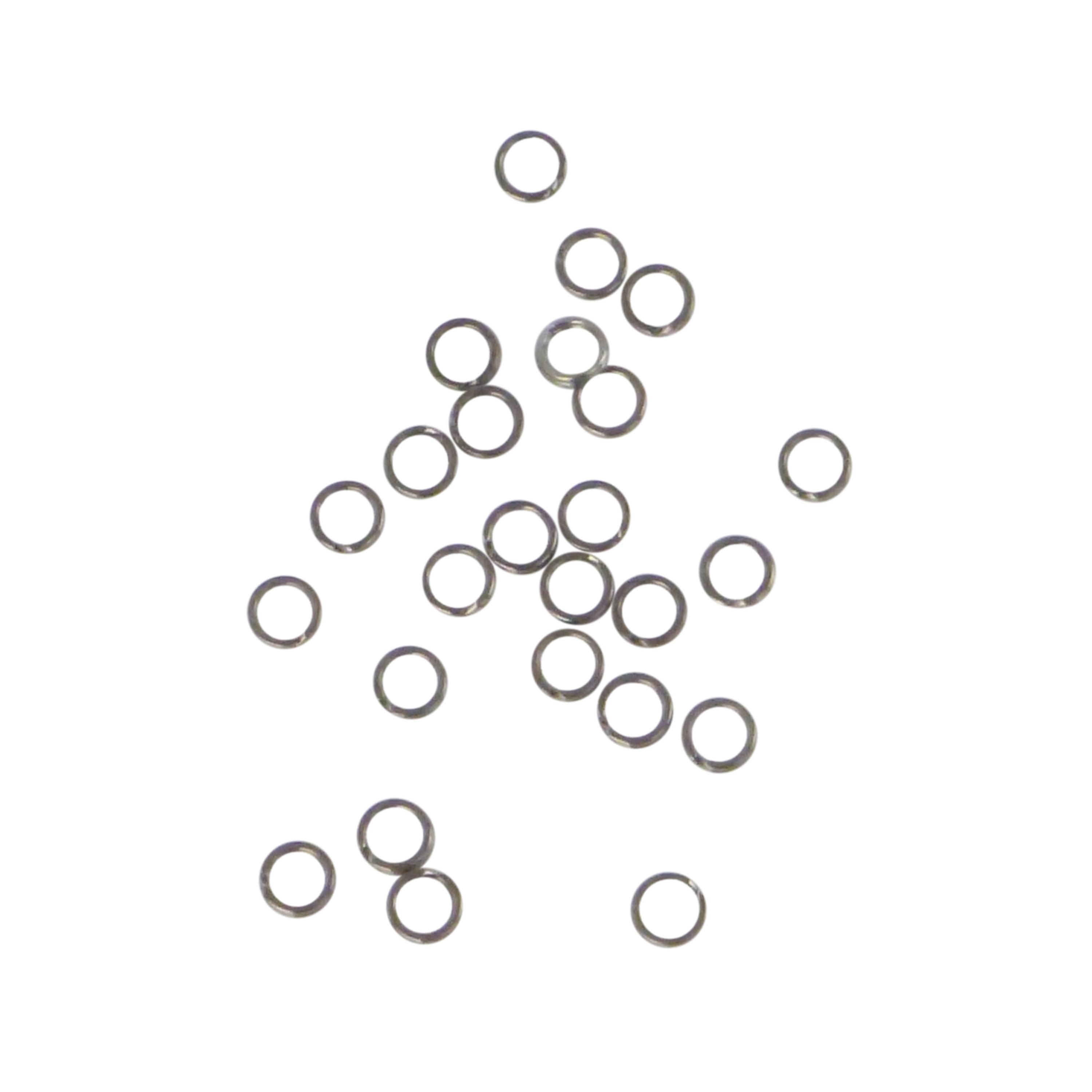 Fishing Tackle: Swimerz 4mm Split Ring Stainless Steel, 25 pack