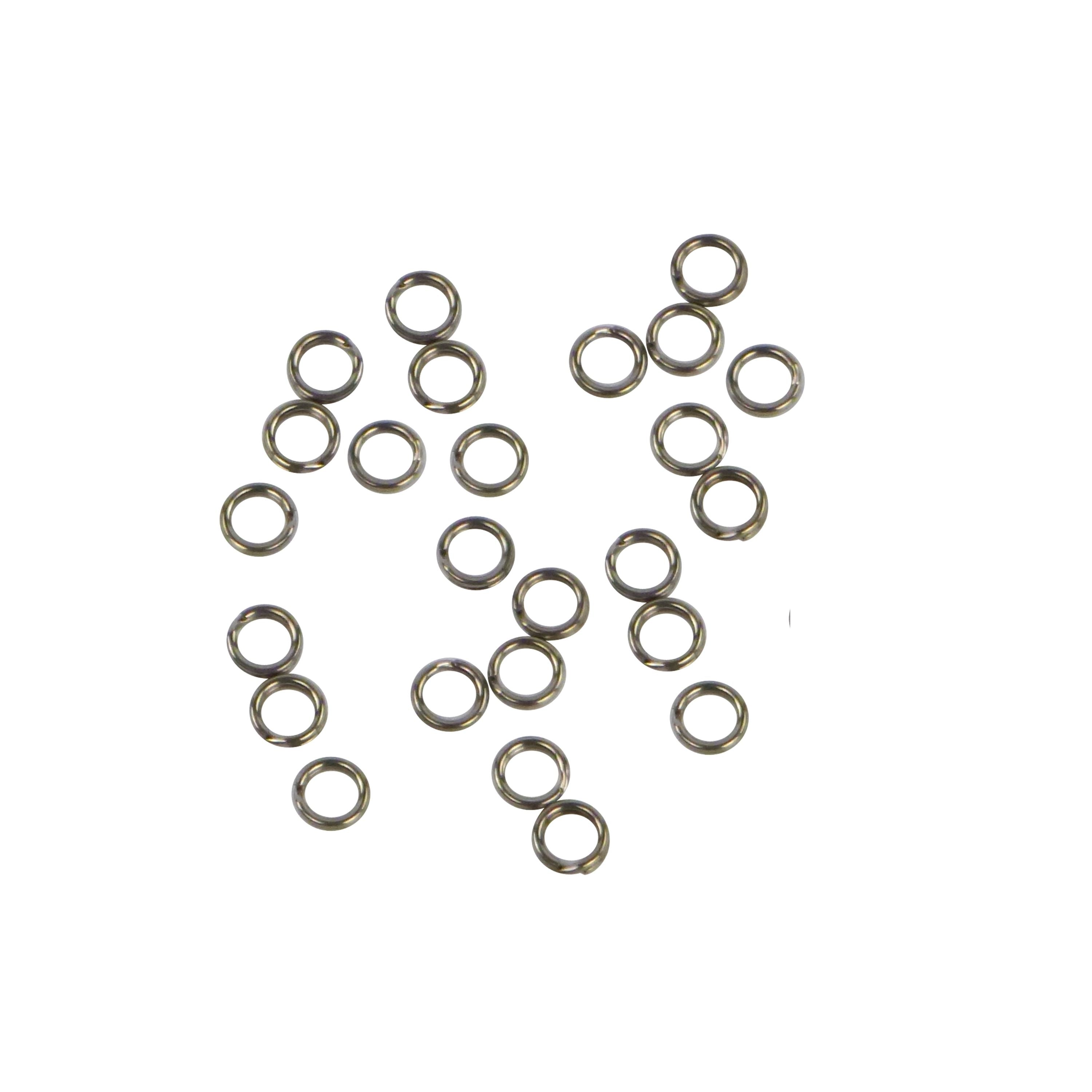 Fishing Tackle: Swimerz 5mm Split Ring Stainless Steel, 25 Pack