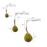 Fishing Tackle: Swimerz Jig Spinner, Small, Hammered Brass, 5 Pack
