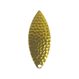 Fishing Tackle: Artizan Hammered 57mm Willow Blade Brass, 5 Pack