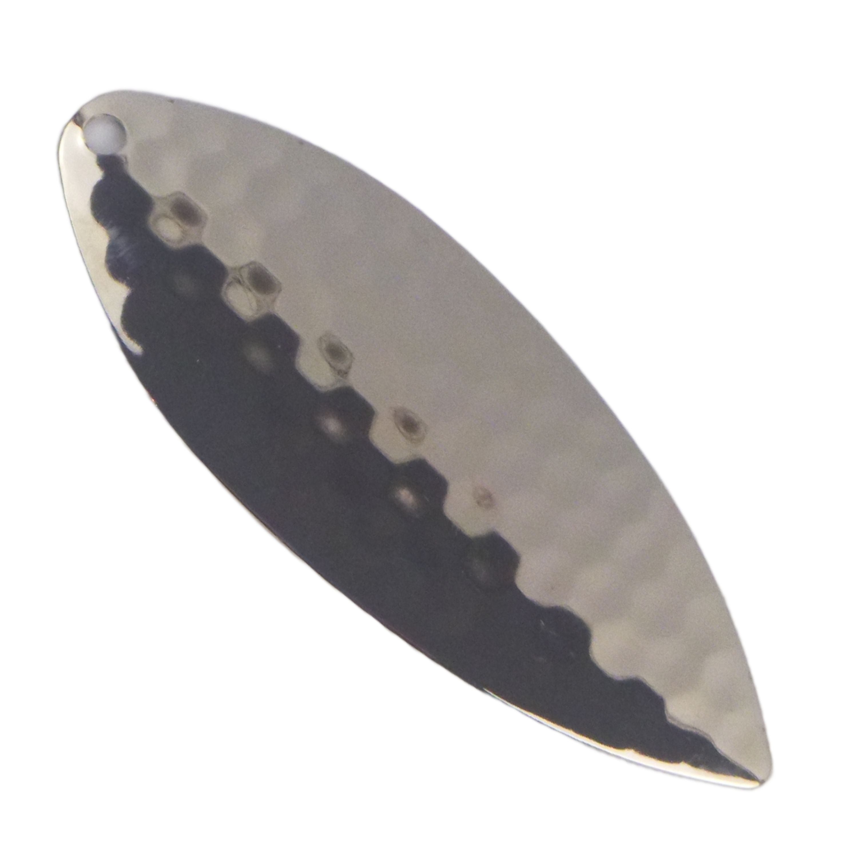 Fishing Tackle: Artizan Trolling Flasher Blade, Silver, 117mmL x 43mmW, Qty 5