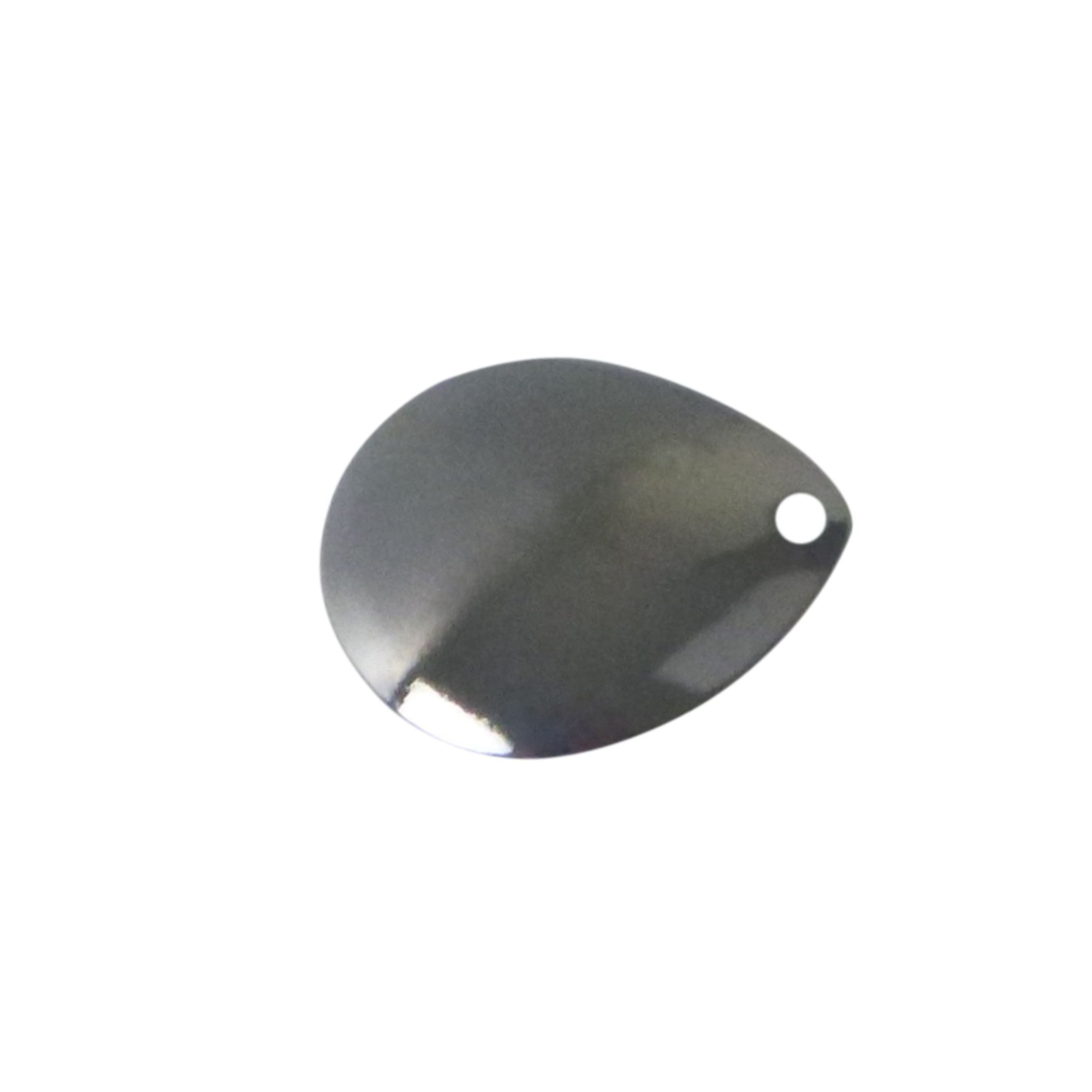 Fishing Tackle: Artizan Smooth Colorado Blade, Nickel, 28mmL x 23mmW, Qty 5