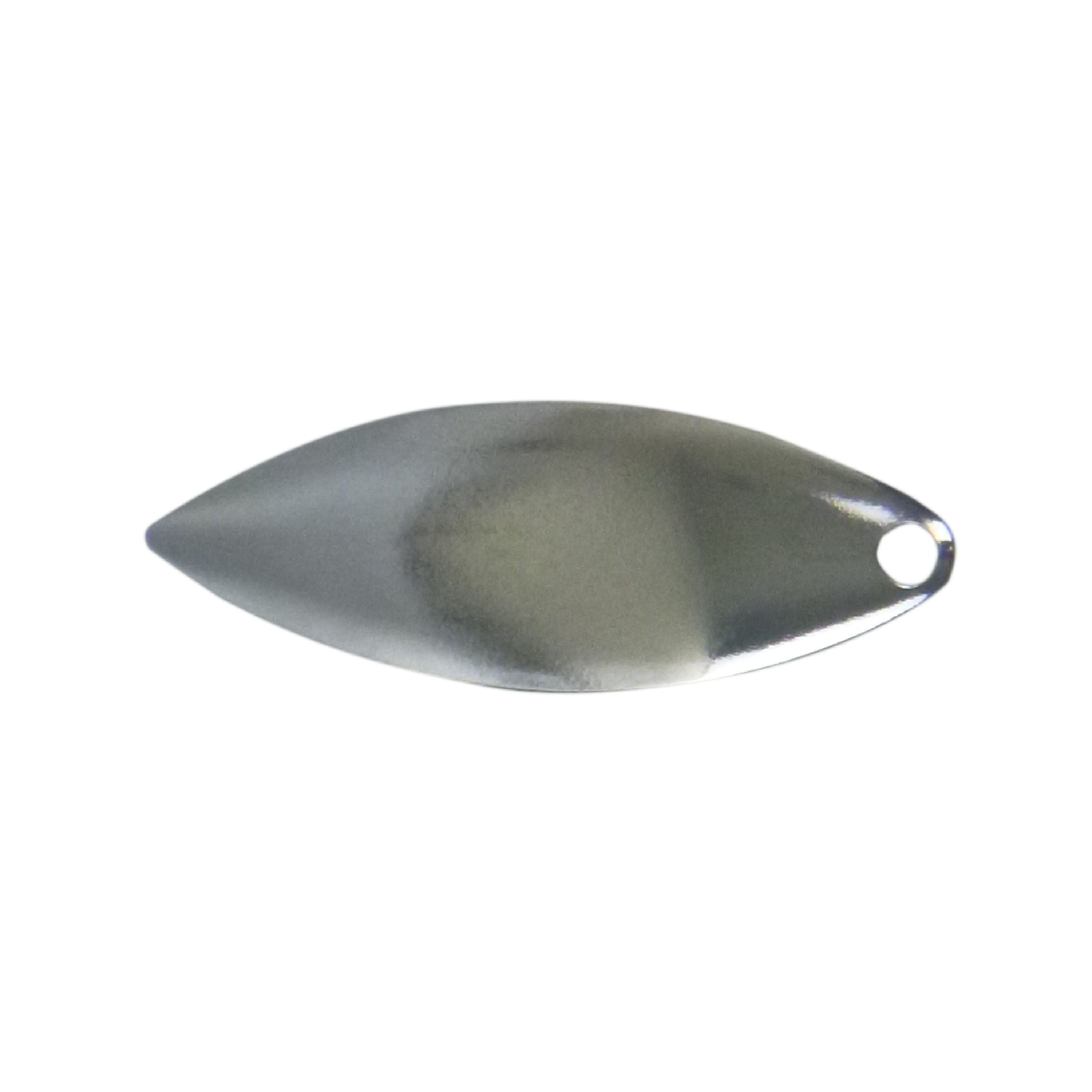Fishing Tackle: Artizan Smooth Willow Blade, Nickel, 48mmL x 17mmW, Qty 5